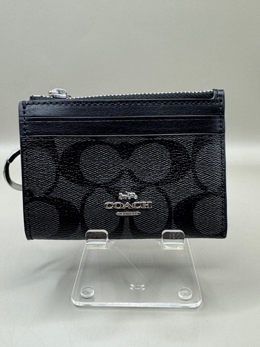 ❌SOLD❌Coach Mini Skinny ID Case with Keyring